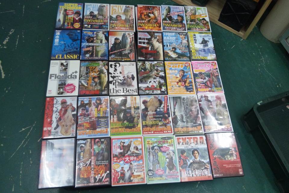 釣りＤＶＤ大量入荷！！