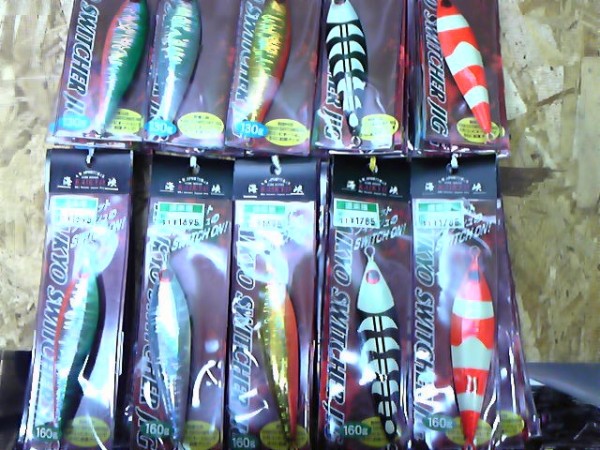 海峡（スウィッチャージグ１３０ｇ＆１６０ｇ）　クアンタム（ＥＸ１００ＰＰＴ）