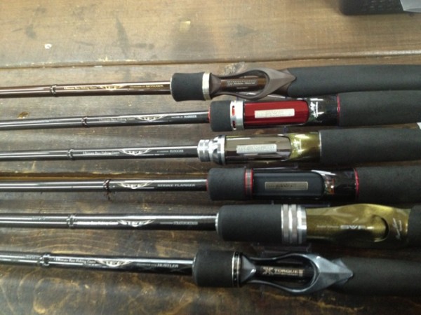 スティーズロッド大量入荷とＴＮバイブ、ソウルシャッドも大量入荷!!　山科店