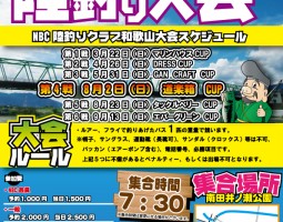 NBC岸釣り大会道楽箱CUP延期のお知らせ NBC岸釣り大会道楽箱CUP延期のお知らせ